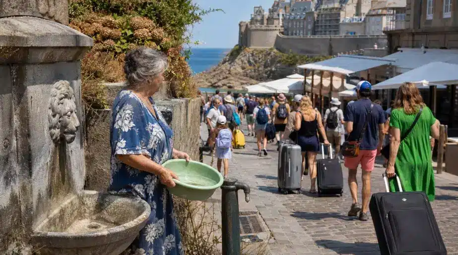40 litres d’eau par jour et par habitant : à Saint-Malo, la colère monte face au tourisme en pleine pénurie