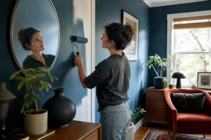 À 37 ans, Claire peint toujours ses murs en bleu : ce réflexe discret en dit long sur son rapport aux autres