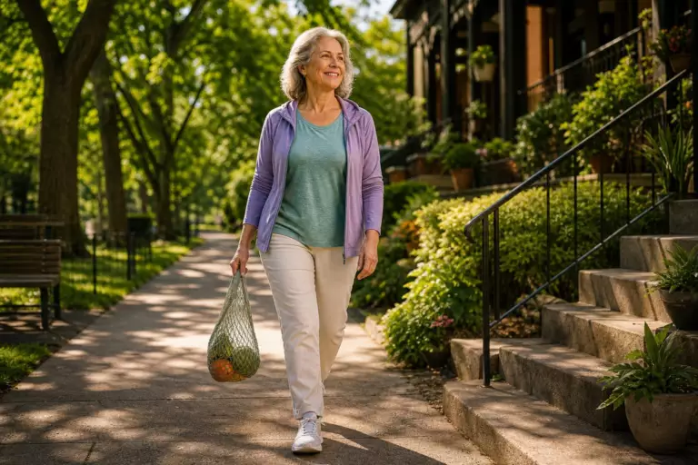 À 58 ans, elle chausse ses baskets vingt minutes par jour : trois réflexes simples changent ses journées