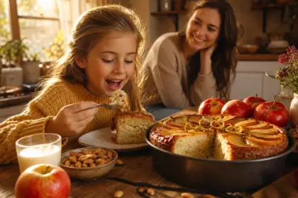 À 8 ans, Léa change d’avis dès la première bouchée : cette pâtisserie aux pommes relègue une vieille préparation au second plan