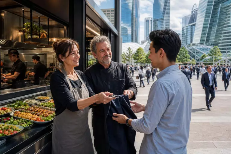 À La Défense, Linda et Mehdi quittent leurs cuisines après plus de vingt ans : leur méthode vise les candidats sans capital