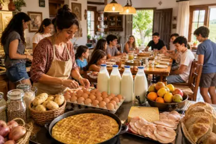 À la maison, le petit-déjeuner commence avec quatre litres de lait : cette mère de famille prévoit aussi de quoi recevoir les amis