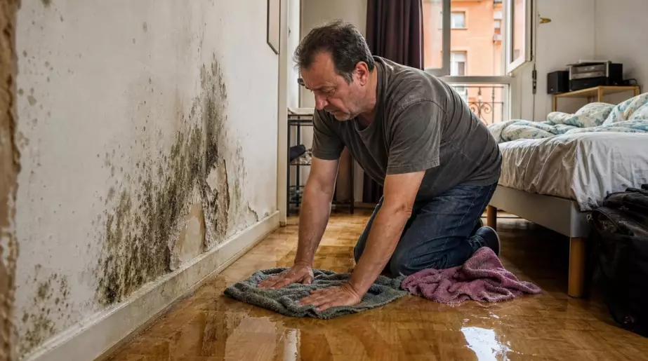 À Toulouse, Laid paie 430 euros pour son deux-pièces : l’eau envahit régulièrement sa chambre