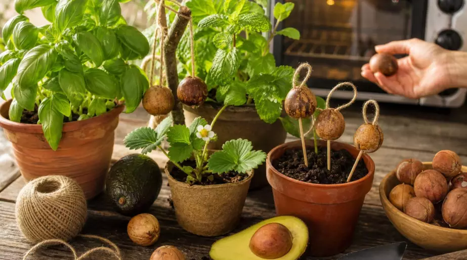 Alors qu’un simple passage au four suffit à en faire des accessoires de jardin, on s’obstine tous à jeter les noyaux d’avocat à la poubelle