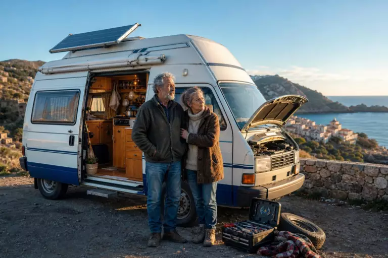 Ana et Fernando vivent sur sept mètres depuis trois ans : leur choix réduit certaines dépenses, sans effacer les risques