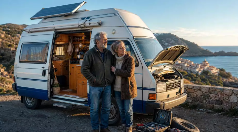 Ana et Fernando vivent sur sept mètres depuis trois ans : leur choix réduit certaines dépenses, sans effacer les risques