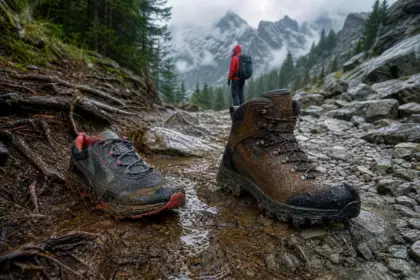 Après 10 kilomètres sous la pluie, la chaussure montre ses limites : voici quel modèle choisir selon vos sentiers