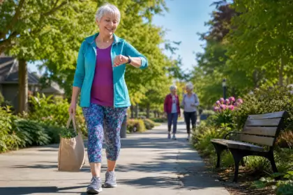 Après 60 ans, on vise souvent 8 000 pas : ce palier plus doux peut déjà faire la différence