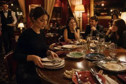Après deux heures à table, ranger la vaisselle avant de partir dévoile parfois une attente moins visible