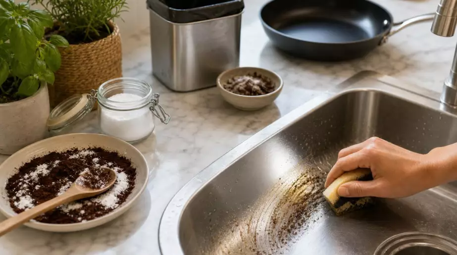 Après deux jours de séchage, ce résidu du petit-déjeuner assainit la cuisine : la préparation ne s’utilise pas partout