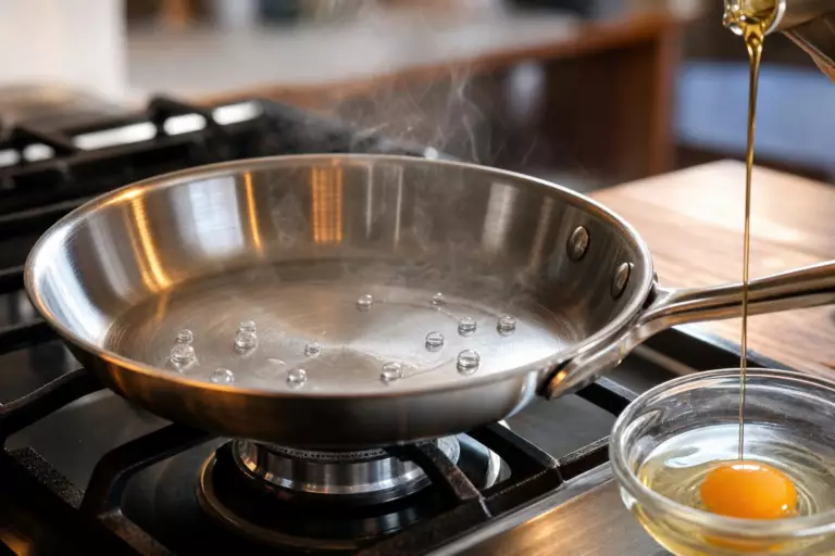 Après trois minutes sur le feu, mes œufs glissent sans accrocher : ce test avec l’eau donne le bon repère