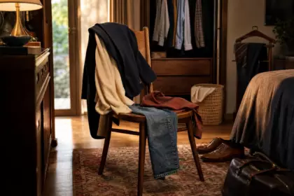 Après une journée de travail, cette chaise recueille vos vêtements : ce geste ne traduit pas toujours un manque d’ordre