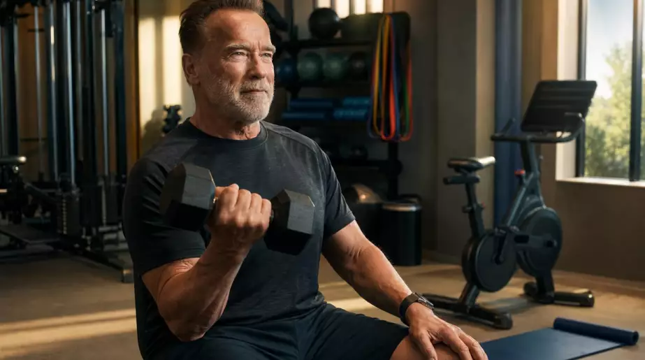 Arnold Schwarzenegger, 78 ans, s’entraîne presque chaque jour : sa méthode mise sur une victoire modeste plutôt que sur la performance