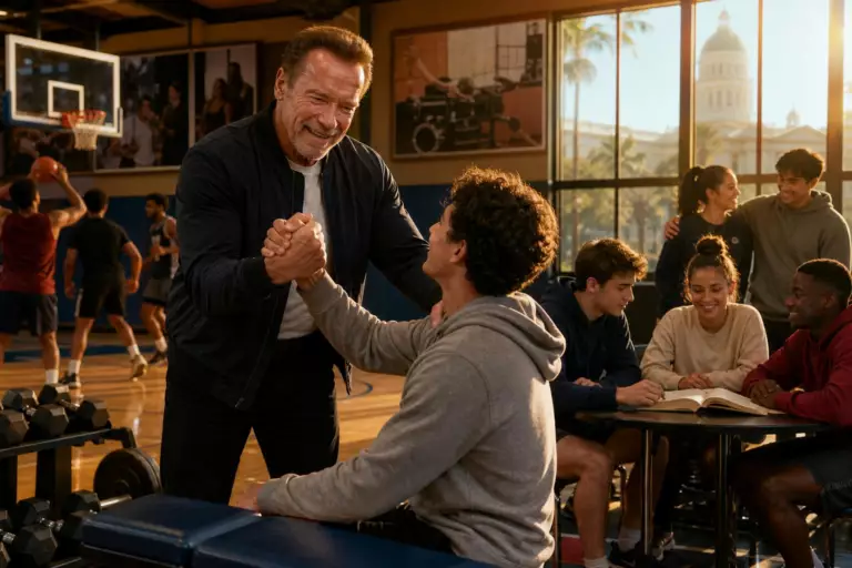 Arnold Schwarzenegger, à 79 ans, défend l’entraide : l’acteur explique ce qui donne du sens à la réussite