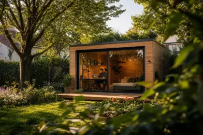 Au fond de son jardin, mon voisin a installé un studio en bois et ce n’est pas pour ranger ses outils