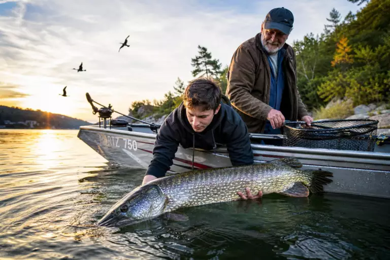 Au lac de Pareloup, Grégory Gestraud combat quinze minutes un poisson de 17 kg : son geste après la prise compte autant