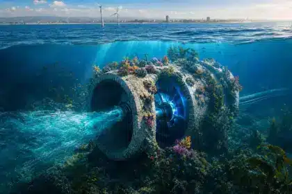 Au large de Long Beach, 400 tonnes reposent sous l’eau : ce dispositif cherche à garder l’électricité des jours venteux