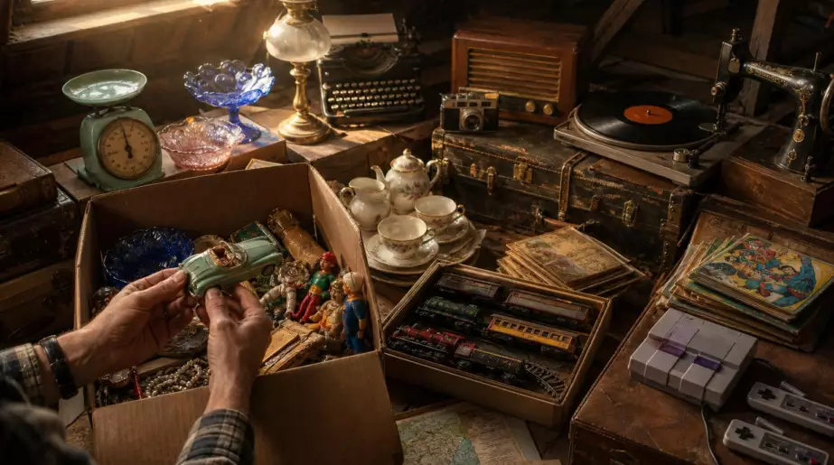 Avant de vider votre grenier, regardez ces 30 objets : certaines séries anciennes peuvent encore attirer les collectionneurs