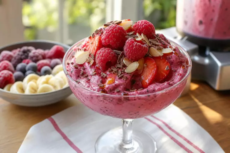 Ce dessert glacé se prépare en quelques minutes avec seulement quelques ingrédients : ni crème glacée, ni sorbet, et tout le monde se régale