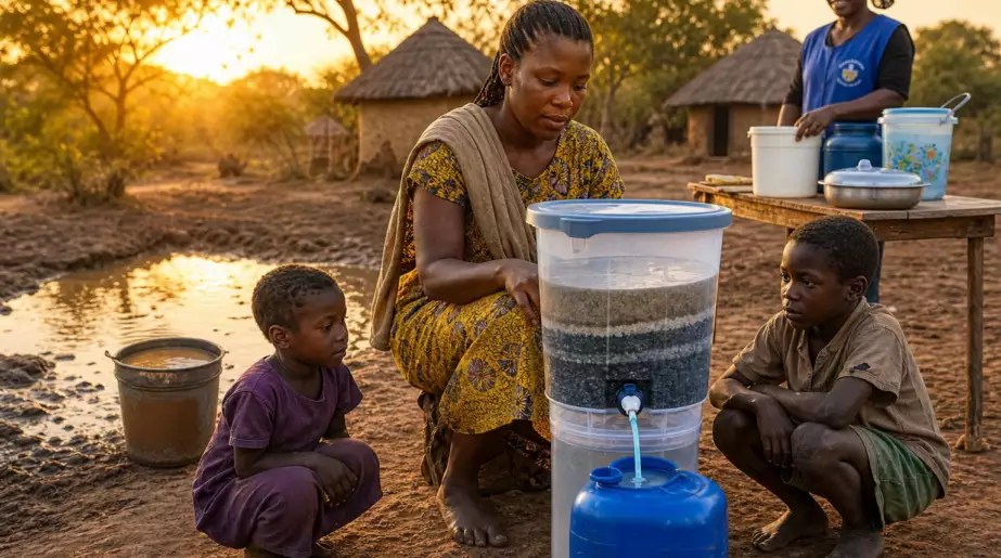 Ce filtre fabriqué avec du sable rend l’eau potable : ce que les ONG en disent sur le terrain