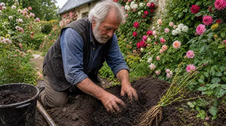 Ce que ce jardinier normand met dans chaque trou de plantation depuis 30 ans : sa roseraie compte aujourd’hui 120 pieds en pleine santé
