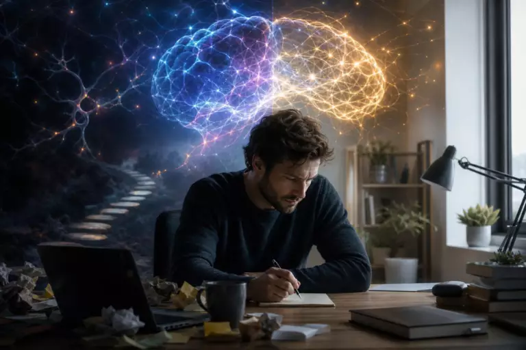 Cette découverte dans le cerveau des personnes qui réussissent tout explique enfin pourquoi tu restes bloqué depuis des années