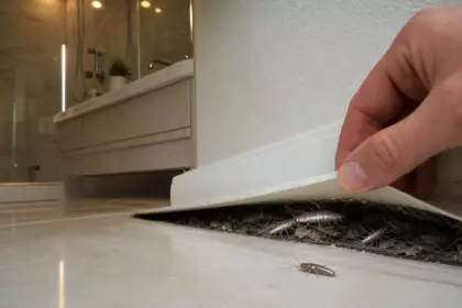 Chaque semaine, je lavais ma salle de bains de fond en comble : le soir où j’ai décollé le bas d’une plinthe, j’ai compris pourquoi ces petits insectes argentés revenaient toujours
