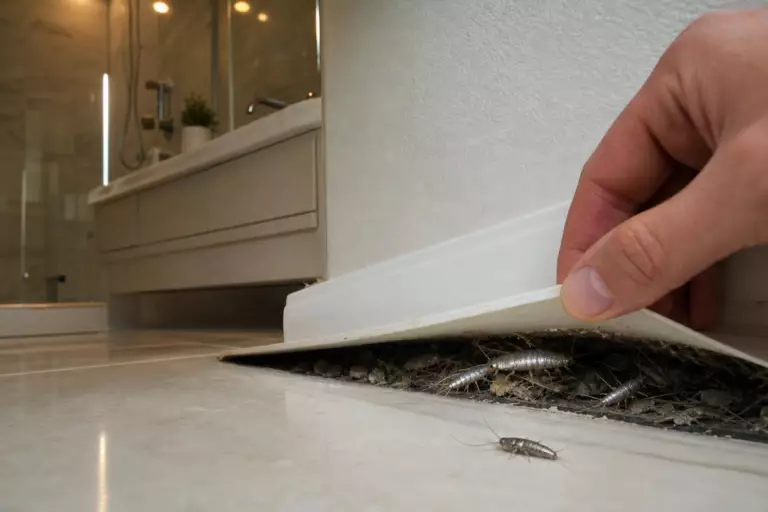 Chaque semaine, je lavais ma salle de bains de fond en comble : le soir où j’ai décollé le bas d’une plinthe, j’ai compris pourquoi ces petits insectes argentés revenaient toujours