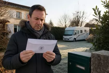 Christophe gare son camping-car au fond de son jardin pendant presque toute l’année : un matin de décembre, la mairie lui envoie un courrier