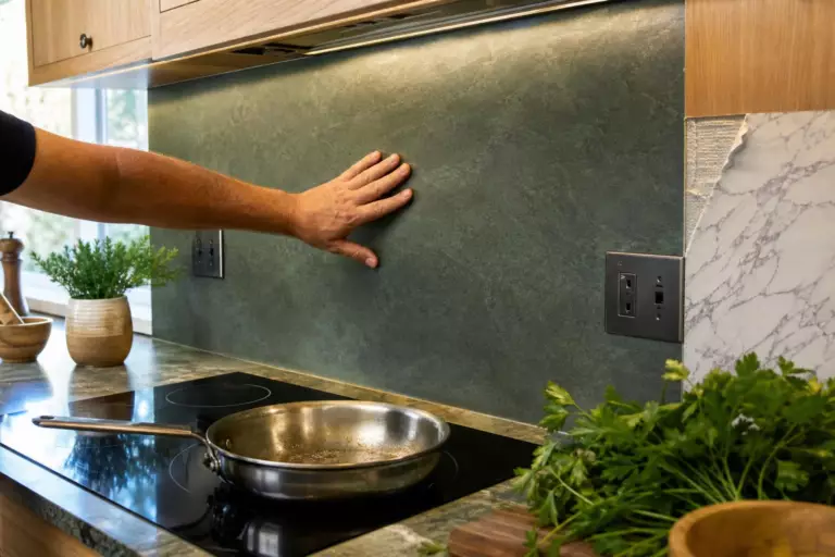 Crédence adhésive près des plaques : les cuisinistes l’abandonnent, voici ce qu’ils posent à la place