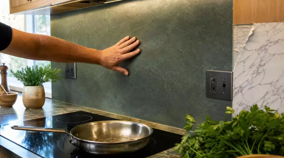 Crédence adhésive près des plaques : les cuisinistes l’abandonnent, voici ce qu’ils posent à la place