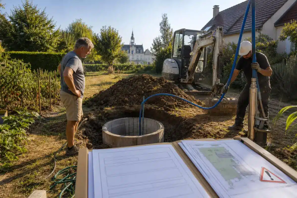 Creuser un puits dans son jardin : la déclaration en mairie que beaucoup de propriétaires oublient, et ce qu’ils risquent