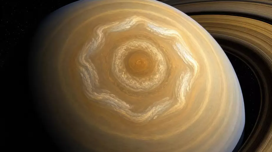 Depuis 2023, le pôle sud de la planète aux anneaux change : une forme à dix côtés intrigue les astronomes