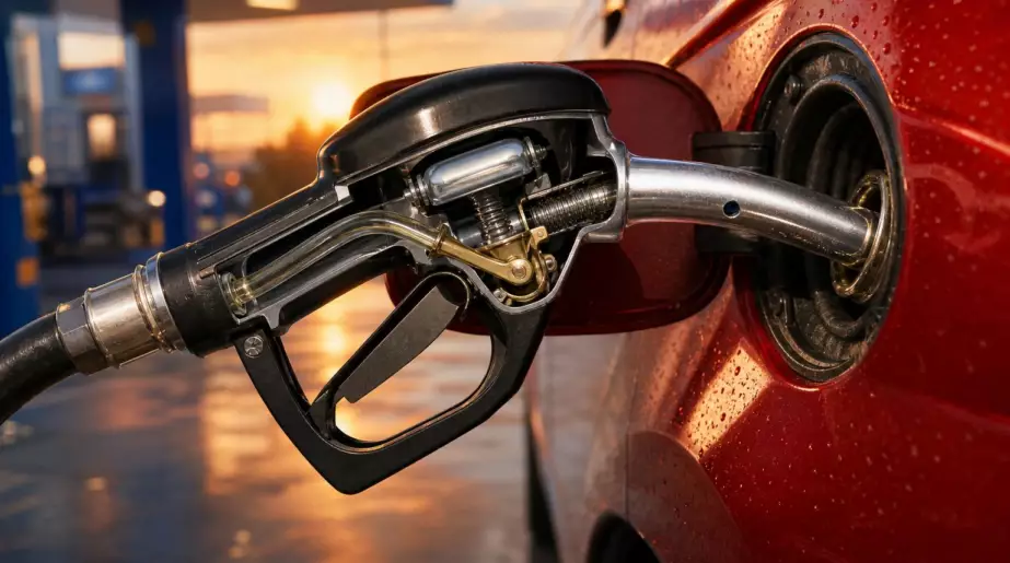 Depuis les années 1950, un minuscule orifice arrête le carburant tout seul : ce déclic familier évite les débordements