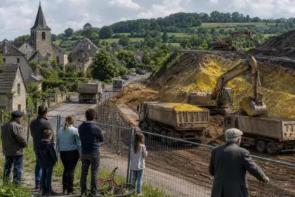 Des habitants découvrent un gisement de soufre rare sous leur village… l’exploitation commence sans consultation
