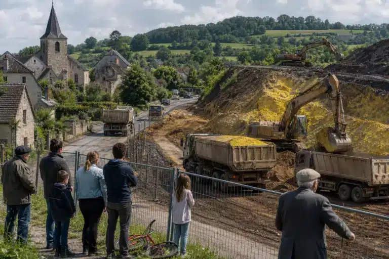 Des habitants découvrent un gisement de soufre rare sous leur village… l’exploitation commence sans consultation