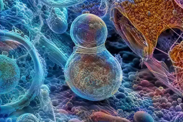 Des scientifiques découvrent une partie encore jamais vue des cellules humaines, et elle ressemble à un bonhomme de neige portant une écharpe