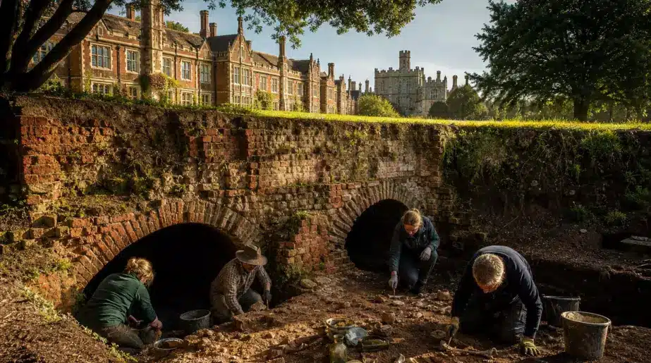 Des tunnels secrets datant d’Henri VIII découverts sous une école anglaise, sur le domaine où le roi vivait autrefois