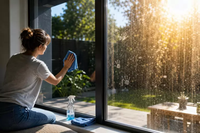 Des vitres sans traces : pourquoi il ne faut jamais les laver en plein soleil