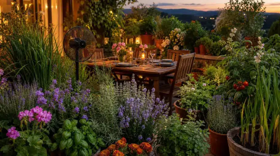 Disposez 14 feuillages parfumés autour de la terrasse dès mai : ce réflexe aide à limiter les piqûres du soir