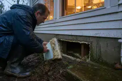 Dix-huit mois plus tard, en marchant près du mur, j’ai compris : j’ai bouché les grilles d’aération de mon vide-sanitaire pour supprimer le froid qui montait du plancher