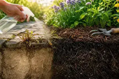 Du vinaigre blanc sur les mauvaises herbes : ce que les agronomes disent de ses effets sur la terre à long terme