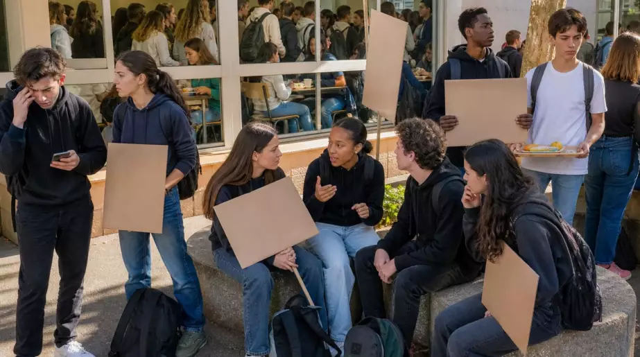 Emplois du temps, cantine, locaux : au lycée Tocqueville de Grasse, les élèves se mobilisent et dénoncent leurs conditions d’apprentissage