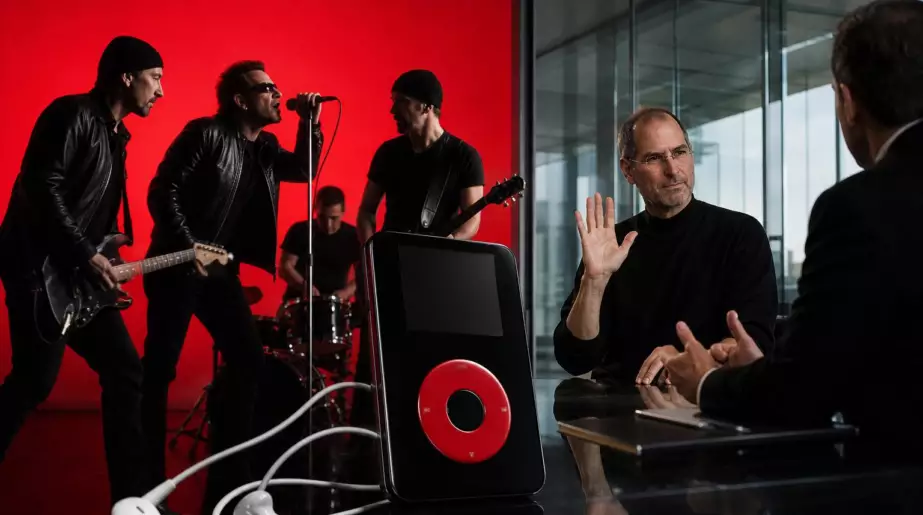 En 2004, Steve Jobs refuse la demande de U2 : le groupe accepte alors de promouvoir un baladeur sans cachet