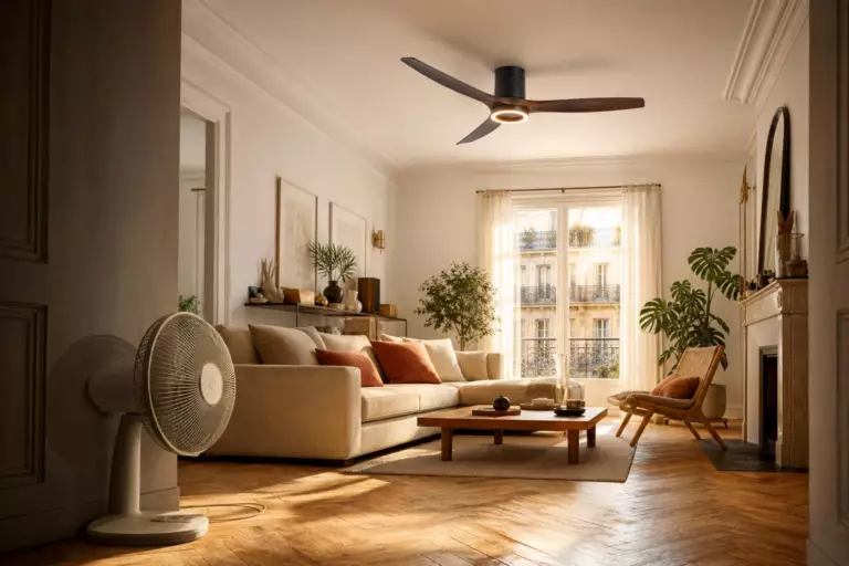 En 2026, plus personne ne pose de ventilateur dans le salon : on le remplace par ce plafonnier vendu chez Leroy Merlin