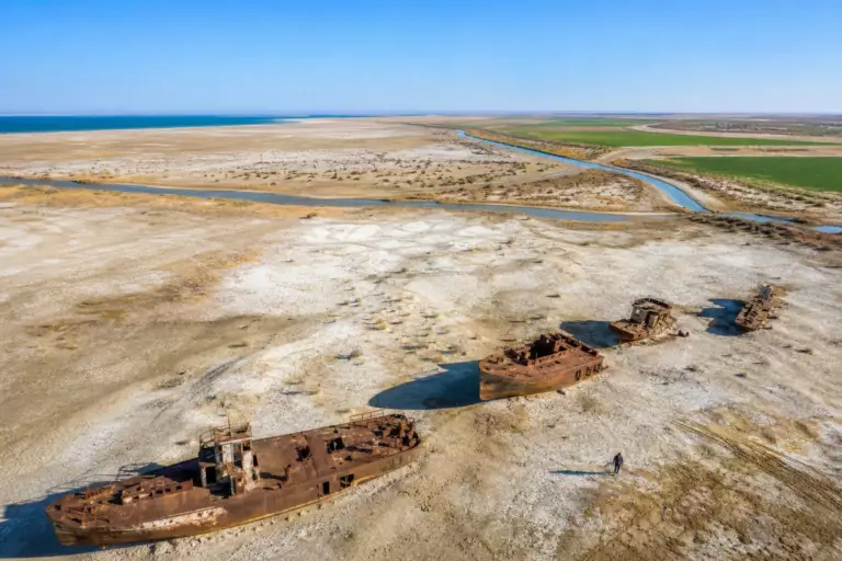 En détournant deux fleuves, l’URSS a fait disparaître 90 % du quatrième lac du monde