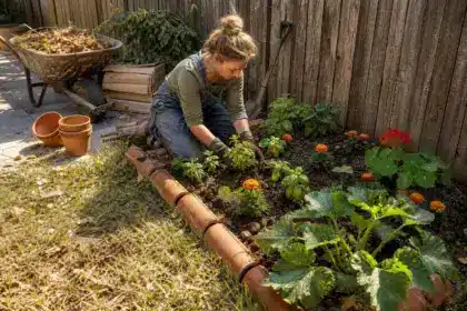 En deux jours, elle crée une nouvelle zone de plantation dans son jardin : « Je n’ai acheté presque aucun matériel »