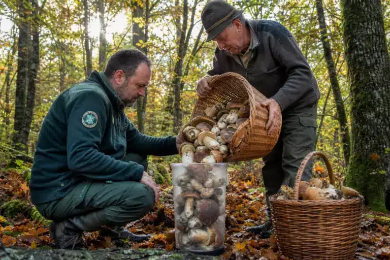 En forêt domaniale, un panier dépasse vite la mesure autorisée : ce contrôle au seau peut coûter 135 euros