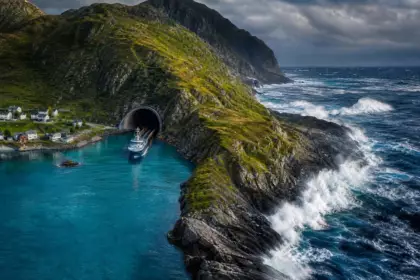 En Norvège, un tunnel de 1,7 km percé dans la montagne offrira aux bateaux un passage pour contourner l’une des mers les plus redoutées d’Europe
