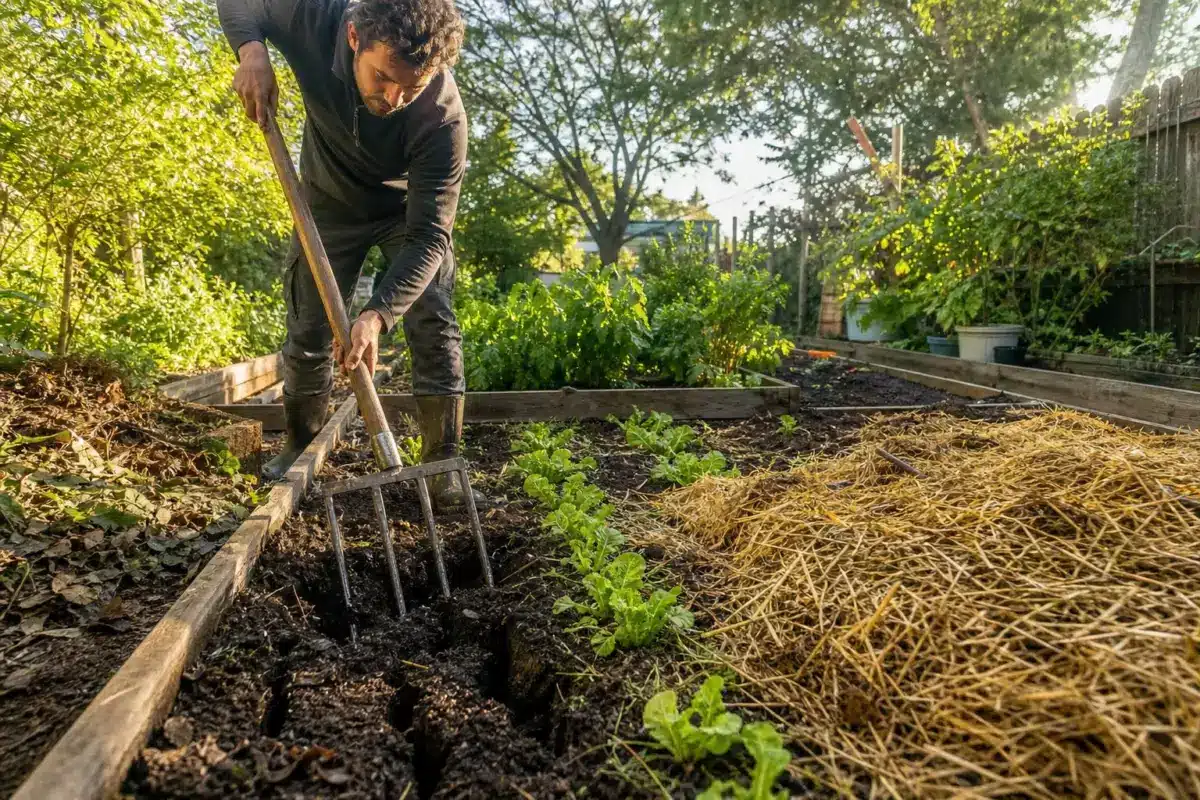 En trois heures, ce propriétaire améliore son sol devenu compact : « Je croyais devoir remplacer toute la terre »